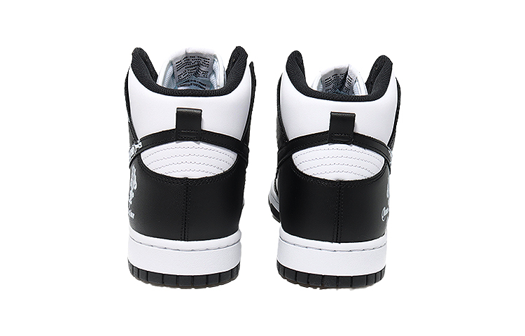 Purchase 나이키 덩크 하이 레트로 '러브 오쓰 블랙 화이트' (커스텀) DD1399-105(Team10-爱之誓言)