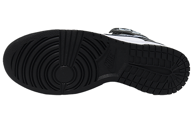 Details for 나이키 덩크 하이 레트로 '러브 오쓰 블랙 화이트' (커스텀) DD1399-105(Team10-爱之誓言)