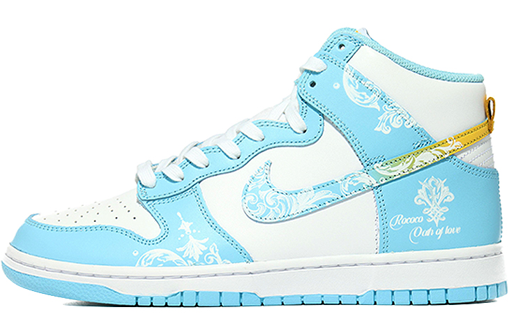 Buy [Zapatillas Personalizadas] Nike Dunk High Retro 'Love Oath Azul' DD1399-401(Team10-爱之誓言）