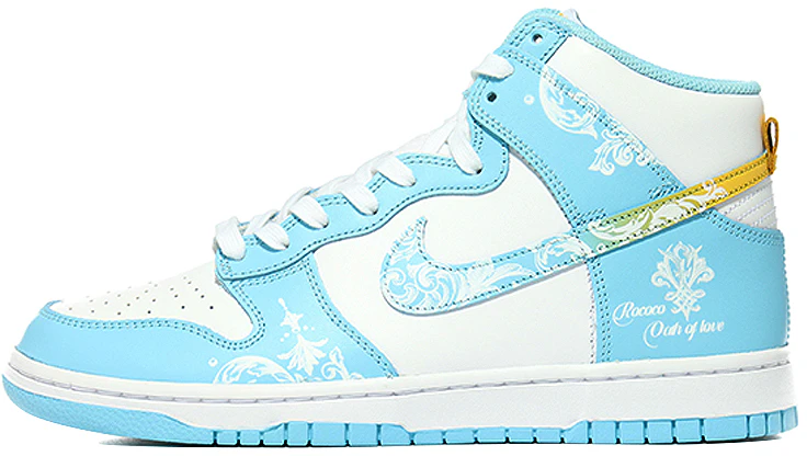 custom-shoes-nike-dunk-high-retro-love-oath-blue