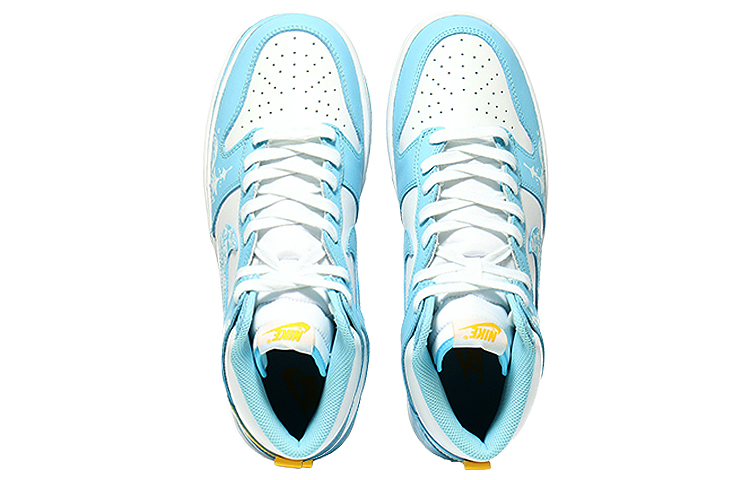 Shop [Zapatillas Personalizadas] Nike Dunk High Retro 'Love Oath Azul' DD1399-401(Team10-爱之誓言）