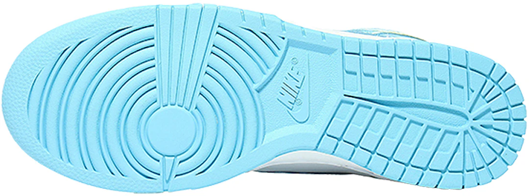 【定製球鞋】Nike Dunk High retro 愛之誓言 清新天藍 耐磨防滑 高筒 滑板鞋 男款 白藍 Details for 【定製球鞋】Nike Dunk High retro 愛之誓言 清新天藍 耐磨防滑 高筒 滑板鞋 男款 白藍