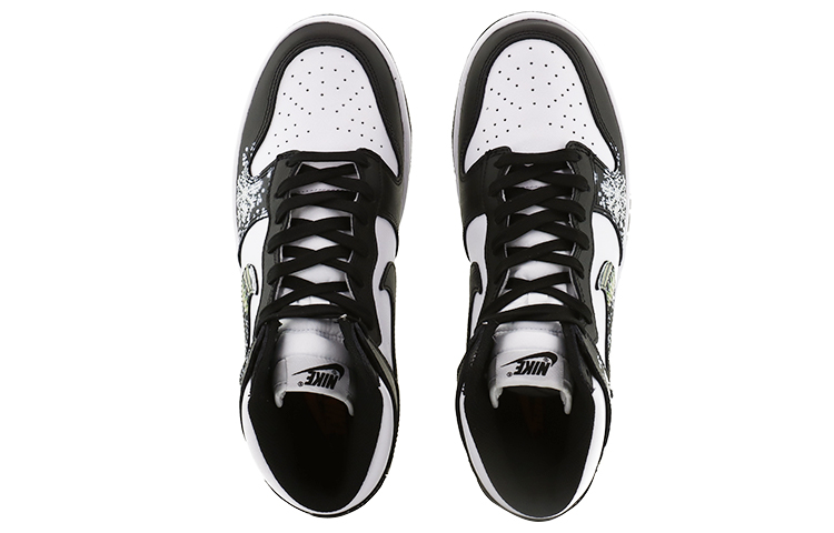 Shop [定制鞋款] 耐克Dunk高帮复古'新年雪花黑白' DD1399-105(Team10-冬季雪景QD)