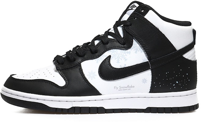 【定制球鞋】 Nike Dunk High Retro 冰雪奇緣 雪花圖案氛圍感 潑墨雪景 熊貓 黑標 復古 高幫 板鞋 男款 黑白 Buy 【定制球鞋】 Nike Dunk High Retro 冰雪奇緣 雪花圖案氛圍感 潑墨雪景 熊貓 黑標 復古 高幫 板鞋 男款 黑白