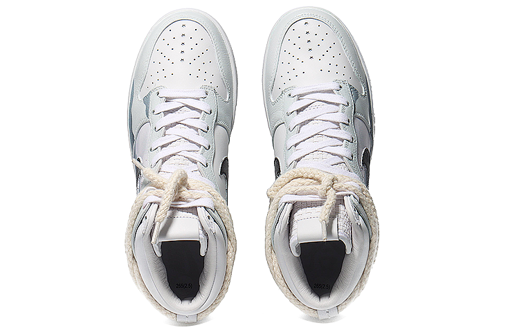 Shop 【訂製球鞋】 Nike Dunk High Retro 山河如畫 重山疊嶂 防滑輕便 高幫 板鞋 男女同款 白綠色