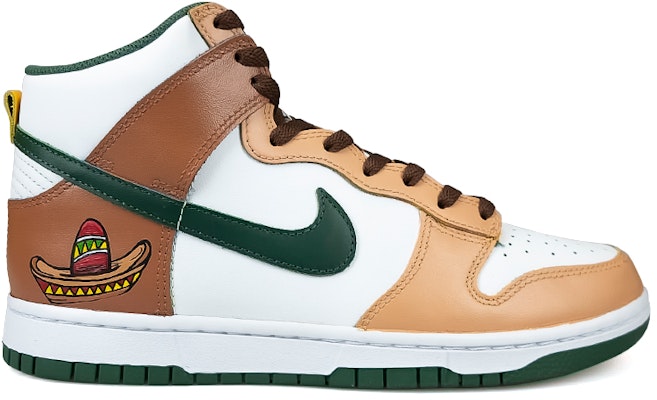 나이키 덩크 하이 레트로 '화이트 브라운 그린 데저트' (커스텀) DD1399-300(TeamNine-西部荒野) Purchase 나이키 덩크 하이 레트로 '화이트 브라운 그린 데저트' (커스텀) DD1399-300(TeamNine-西部荒野)