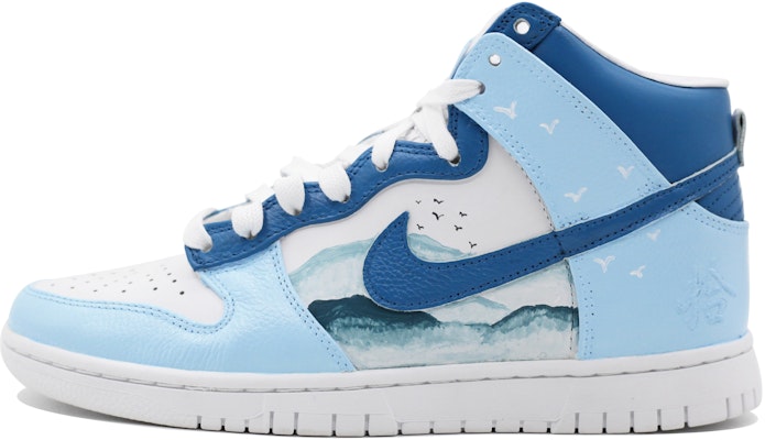 나이키 덩크 하이 레트로 프리미엄 '블루 화이트' (커스텀) DO2321-111(Team39-AMY88国风) Buy 나이키 덩크 하이 레트로 프리미엄 '블루 화이트' (커스텀) DO2321-111(Team39-AMY88国风)