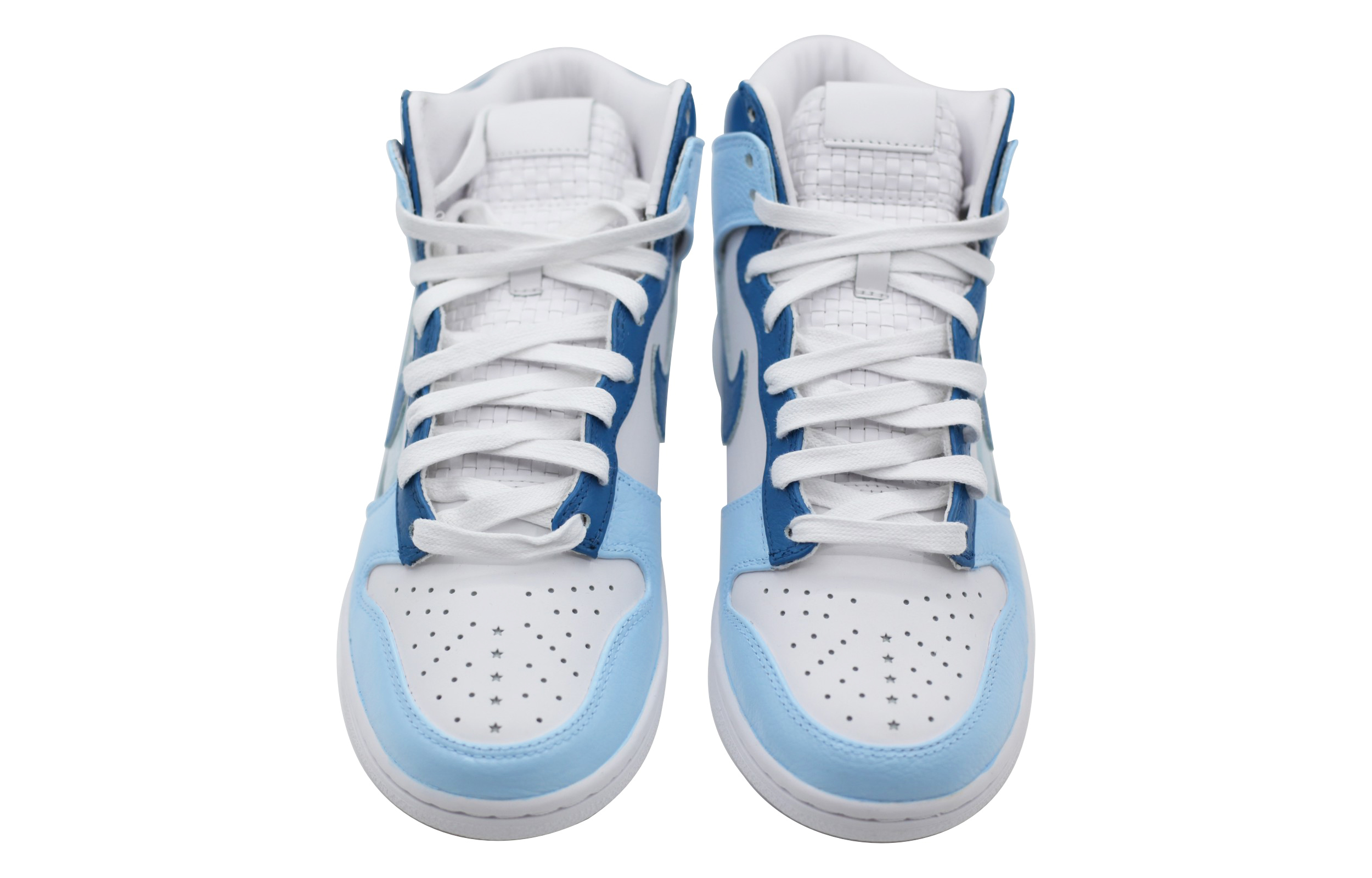 Shop [定制鞋] 耐克 Dunk 高帮复古 PRM '蓝白色' DO2321-111(Team39-AMY88国风)