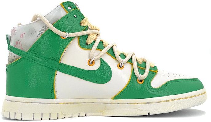 나이키 덩크 하이 레트로 프리미엄 '로터스 바이브' (커스텀 슈즈) DO2321-111(TeamK-男女同款荷花) Order 나이키 덩크 하이 레트로 프리미엄 '로터스 바이브' (커스텀 슈즈) DO2321-111(TeamK-男女同款荷花)