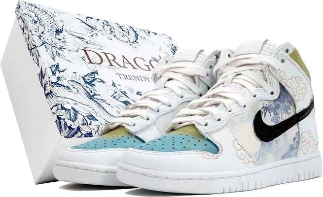 ナイキ ダンク HIGH レトロPRM "山水画"(白黄青) DO2321-111(Team113--山河浩荡S-BOX) Buy ナイキ ダンク HIGH レトロPRM "山水画"(白黄青) DO2321-111(Team113--山河浩荡S-BOX)