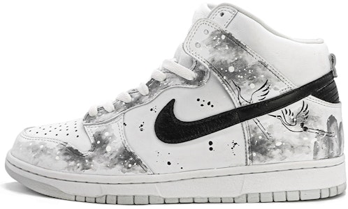 【訂製球鞋】 Nike Dunk High SP "Pure Platinum" 中國風 水墨丹青 高幫 板鞋 男女同款 黑白 Buy 【訂製球鞋】 Nike Dunk High SP "Pure Platinum" 中國風 水墨丹青 高幫 板鞋 男女同款 黑白