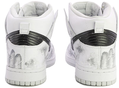 【訂製球鞋】 Nike Dunk High SP "Pure Platinum" 中國風 水墨丹青 高幫 板鞋 男女同款 黑白 Shop 【訂製球鞋】 Nike Dunk High SP "Pure Platinum" 中國風 水墨丹青 高幫 板鞋 男女同款 黑白
