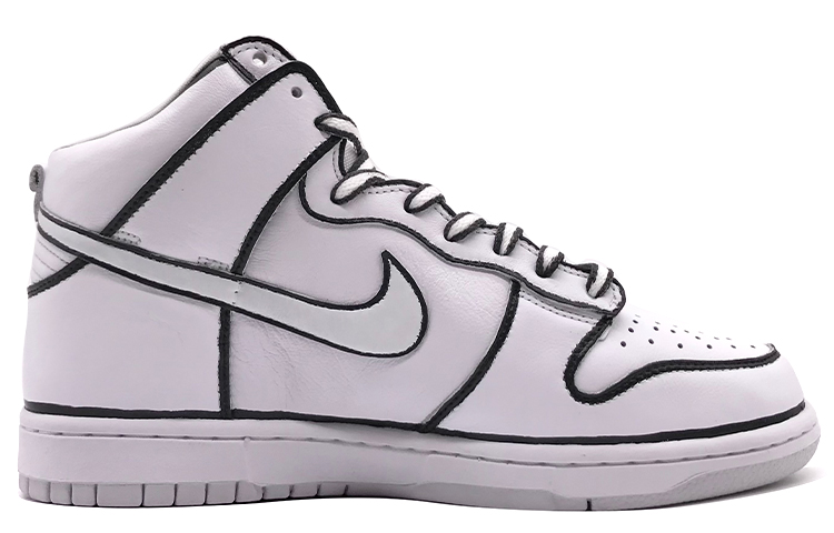 Order [Kasut Custom] Nike Dunk High SP 'Pure Platinum Senyuman Hati Cair' CZ8149-101(TeamD-男女款情侣款融化爱心笑脸)