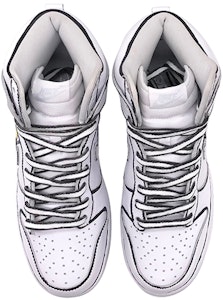 【定制球鞋】 Nike Dunk High SP "Pure Platinum" 高幫二次元融化愛心笑臉情侶款定制時尚 高幫 板鞋 男女同款 白黃 Shop 【定制球鞋】 Nike Dunk High SP "Pure Platinum" 高幫二次元融化愛心笑臉情侶款定制時尚 高幫 板鞋 男女同款 白黃