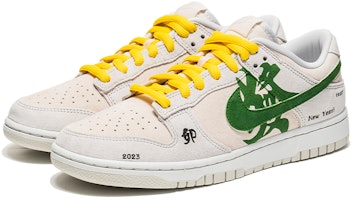 【定制鞋款】耐克Dunk Low 2023‘涂鸦玉兔’ DD8338-001(Team22-男款卯兔米绿A-BOX) Lookbook 【定制鞋款】耐克Dunk Low 2023‘涂鸦玉兔’ DD8338-001(Team22-男款卯兔米绿A-BOX)