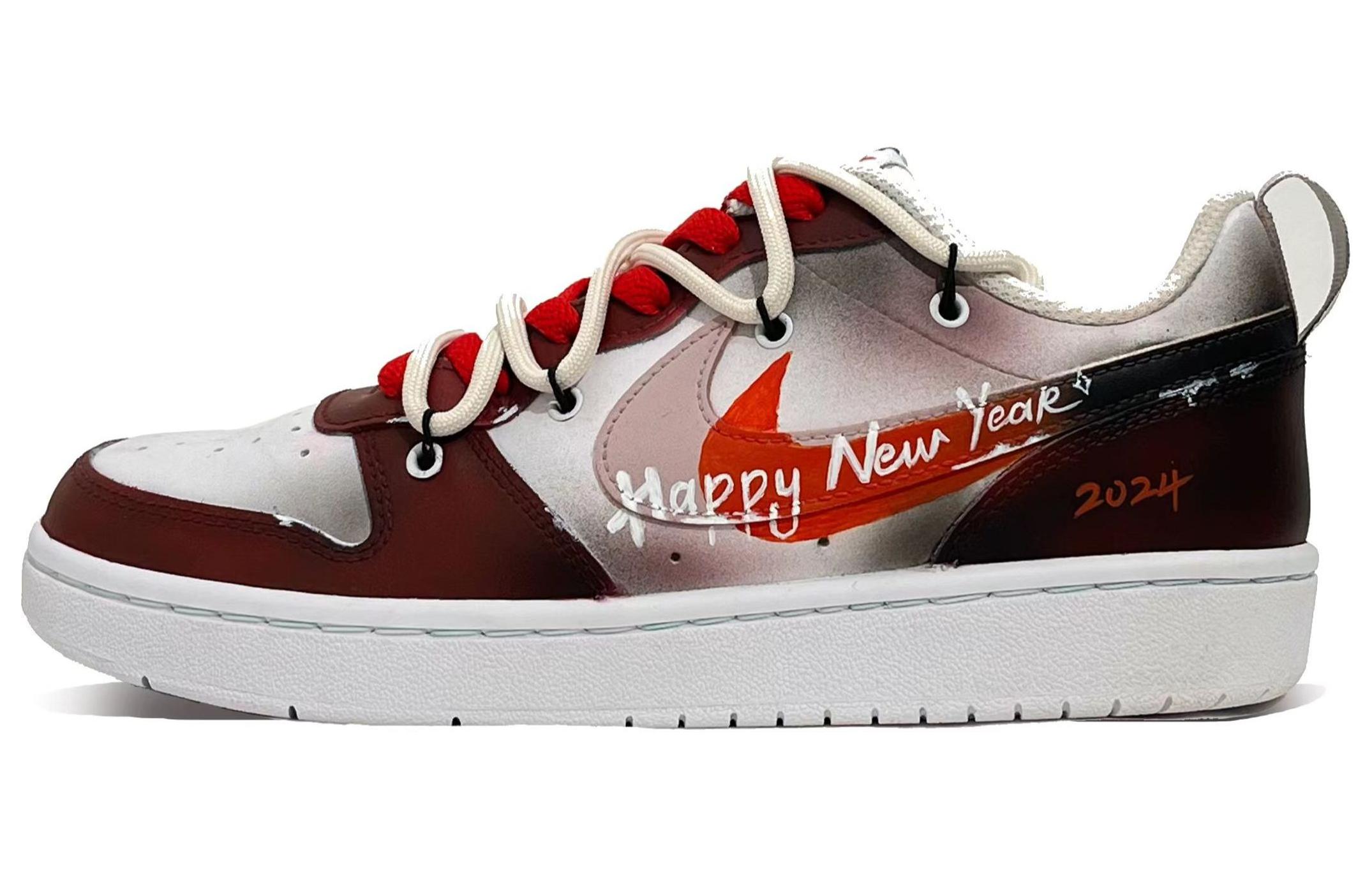 Order [定制鞋] 耐克 Dunk Low 2 '春节红白' BQ5448-100(Team61-2024)