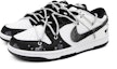 Lookbook 【訂製球鞋】Nike Dunk Low 50度黑 簡約 塗鴉 解構 潮流百搭 低筒 板鞋 GS 黑色