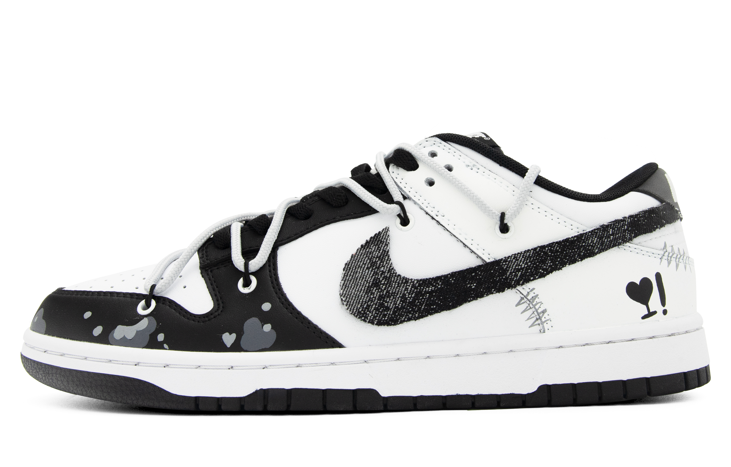 Buy [Sepatu Kustom] Nike Dunk Low '50 Warna Hitam Grafiti' DD1391-100(Team63-50度黑)