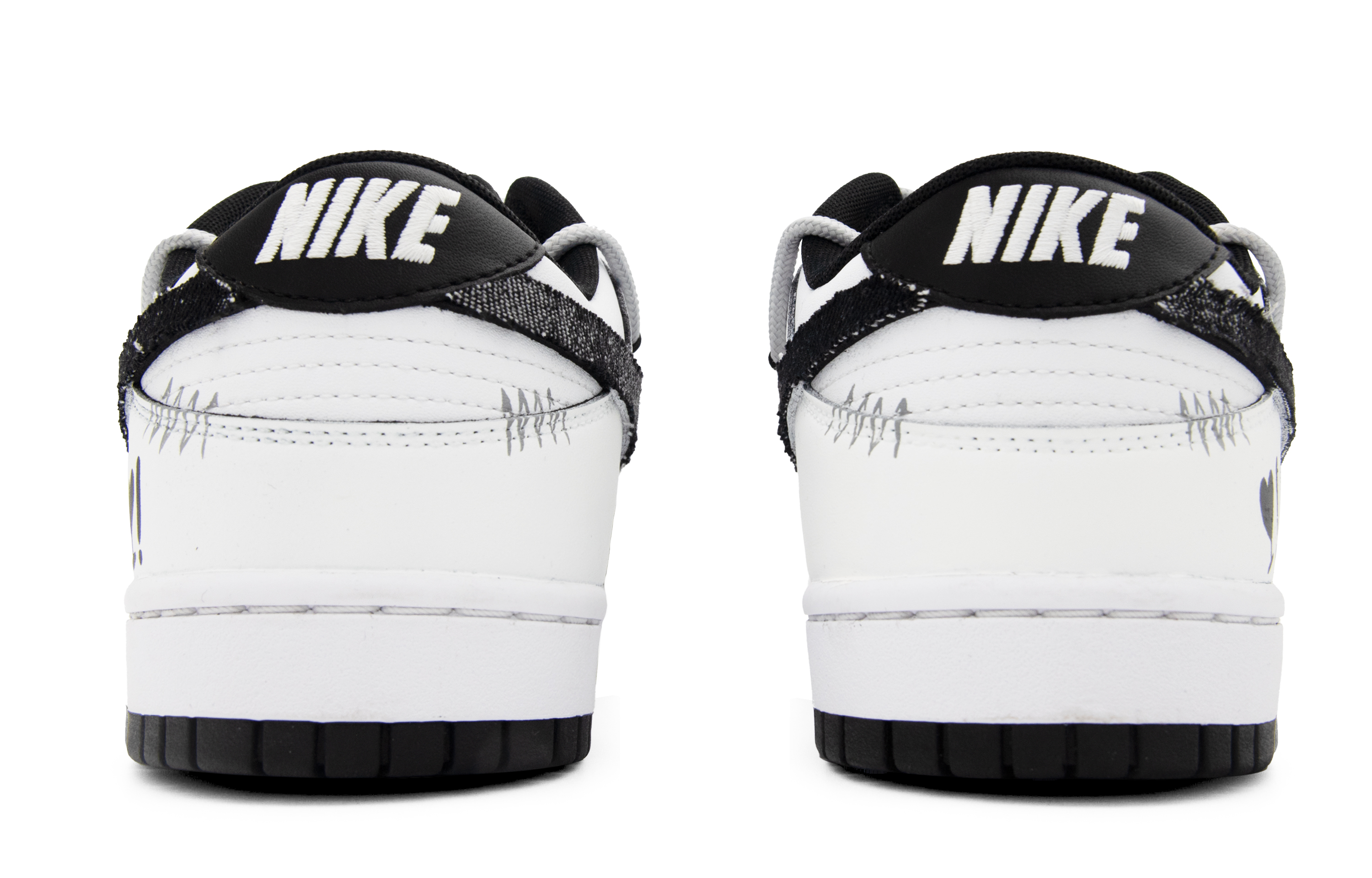 Shop [Sepatu Kustom] Nike Dunk Low '50 Warna Hitam Grafiti' DD1391-100(Team63-50度黑)