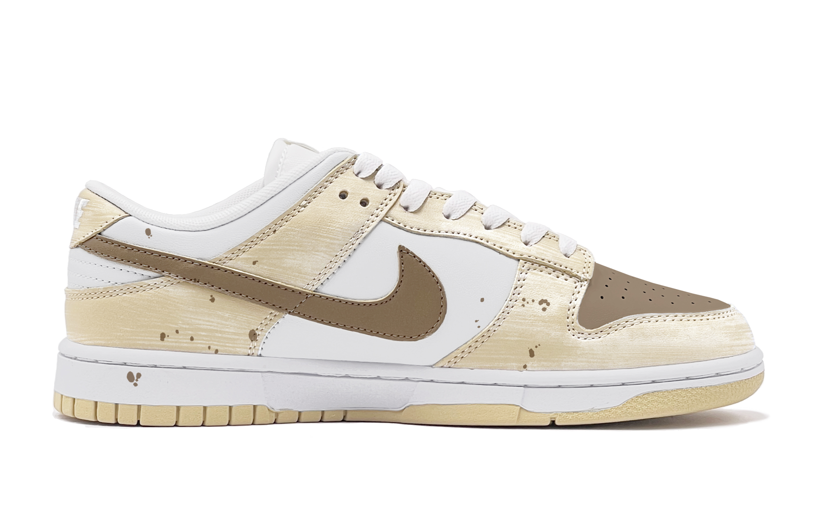 Order 【訂製球鞋】Nike Dunk Low 學院風 趣味塗鴉 OMG 限定鞋盒 休閒 低筒 板鞋 男款 米黃