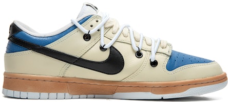 【カスタムシューズ】ナイキ ダンク ロー 'エイジドブラックスウッシュ - クリームブルー' DJ6188-101(TeamB-男款街头黑钩F-BOX) Order 【カスタムシューズ】ナイキ ダンク ロー 'エイジドブラックスウッシュ - クリームブルー' DJ6188-101(TeamB-男款街头黑钩F-BOX)