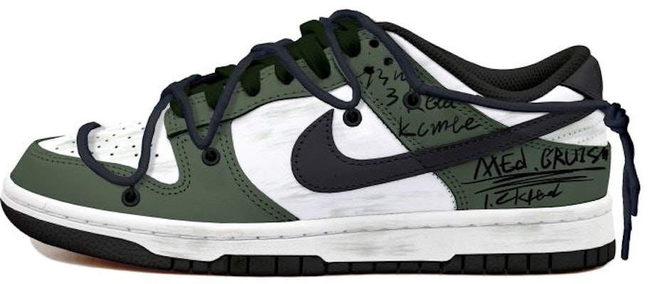 나이키 덩크 로우 '빈티지 딥그린 그래피티' (Nike Dunk Low 'Vintage Deep Green Graffiti') CW1590-100(Team拾玖-深绿涂鸦女S-BOX) Buy 나이키 덩크 로우 '빈티지 딥그린 그래피티' (Nike Dunk Low 'Vintage Deep Green Graffiti') CW1590-100(Team拾玖-深绿涂鸦女S-BOX)