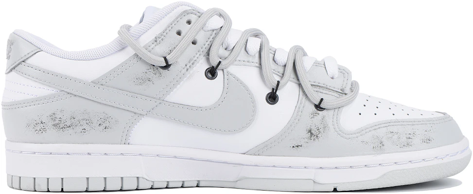 Zapatillas Nike Dunk Low 'Gris Industrial Envejecido-Blanco' DV0831-101(Team32-男款灰白做旧SBOX) Order Zapatillas Nike Dunk Low 'Gris Industrial Envejecido-Blanco' DV0831-101(Team32-男款灰白做旧SBOX)