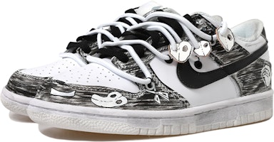 【カスタムシューズ】ナイキ ダンク ロー「エイジドマスク バイブブラックホワイト」 DH9765-100(Team拾玖-面具女S-BOX) Lookbook 【カスタムシューズ】ナイキ ダンク ロー「エイジドマスク バイブブラックホワイト」 DH9765-100(Team拾玖-面具女S-BOX)