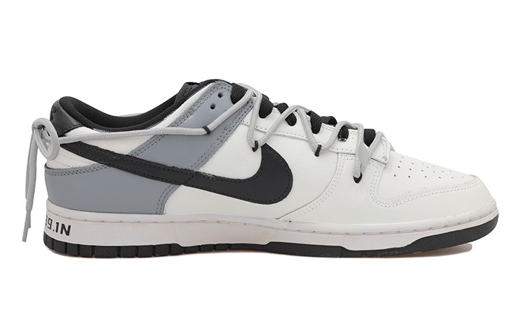 Order [Sepatu Custom] Nike Dunk Low 'Krem Vintage Hitam Abu-abu Deconstructed Aged' CW1590-100(Team拾玖-灰黄做旧女S-BOX)