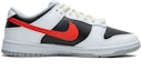 Order 나이키 덩크 로우 '빈티지 레드 스우시' (커스텀) DJ6188-003(TeamB-男款红钩灰白F-BOX)