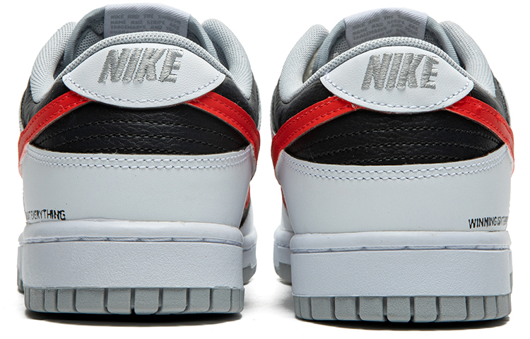 Shop [Kasukan Tersuai] Nike Dunk Low 'Jalur Merah Berpudar' DJ6188-003(TeamB-男款红钩灰白F-BOX)