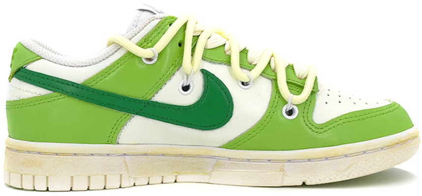 【定制球鞋】【預售】 Nike Dunk Low 520 Vibe风做舊 外星人 英文 星星宇宙 卡通 低幫 板鞋 GS 綠色 Order 【定制球鞋】【預售】 Nike Dunk Low 520 Vibe风做舊 外星人 英文 星星宇宙 卡通 低幫 板鞋 GS 綠色