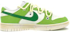 Order 【定制球鞋】【預售】 Nike Dunk Low 520 Vibe风做舊 外星人 英文 星星宇宙 卡通 低幫 板鞋 GS 綠色