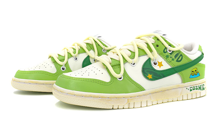 Lookbook [Zapatillas Personalizadas] Nike Dunk Low 'Alien 520 Vibe' DH9765-100(TeamK-女款星星宇宙)