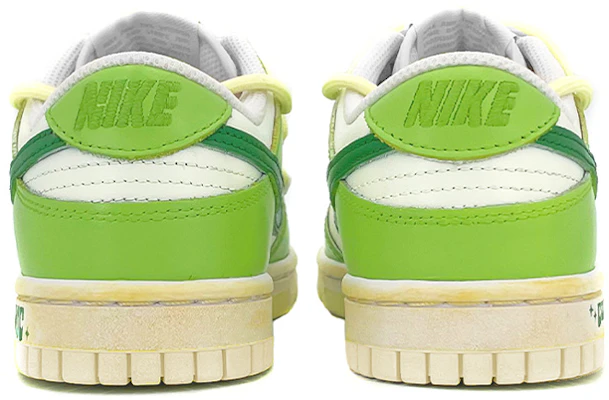 【定制球鞋】【預售】 Nike Dunk Low 520 Vibe风做舊 外星人 英文 星星宇宙 卡通 低幫 板鞋 GS 綠色 Shop 【定制球鞋】【預售】 Nike Dunk Low 520 Vibe风做舊 外星人 英文 星星宇宙 卡通 低幫 板鞋 GS 綠色