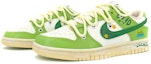 Lookbook 【訂製球鞋】【預售】 Nike Dunk Low 520 vibe 做舊風 外星人 星星宇宙 卡通 低幫 板鞋 男款 綠
