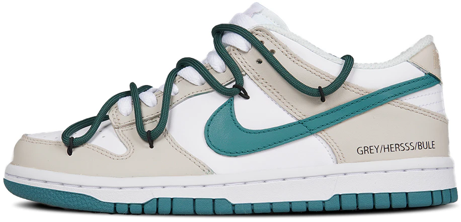 custom-shoes-nike-dunk-low-almond-milk-deconstructed-khaki-green