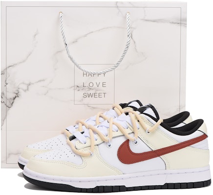 【訂製球鞋】 Nike Dunk Low 解構 流行 防滑減震 低筒 滑板鞋 男款 杏仁紅 Buy 【訂製球鞋】 Nike Dunk Low 解構 流行 防滑減震 低筒 滑板鞋 男款 杏仁紅