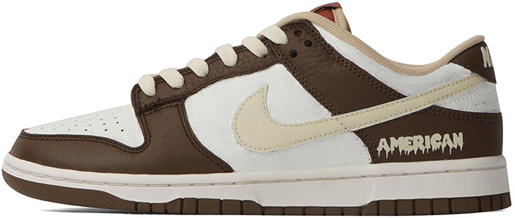 custom-shoes-nike-dunk-low-american-retro-brown-white