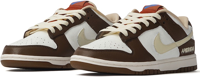 나이키 덩크 로우 '레트로 브라운 화이트' (커스텀) DR9704-200(Team拾柒-男款低帮加浓美式板鞋) Lookbook 나이키 덩크 로우 '레트로 브라운 화이트' (커스텀) DR9704-200(Team拾柒-男款低帮加浓美式板鞋)