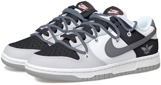 Zapatillas Nike Dunk Low 'Ángel Desconstruido Negro Gris' DQ0380-001(Team拾玖-黑灰天使女S-BOX) Lookbook Zapatillas Nike Dunk Low 'Ángel Desconstruido Negro Gris' DQ0380-001(Team拾玖-黑灰天使女S-BOX)