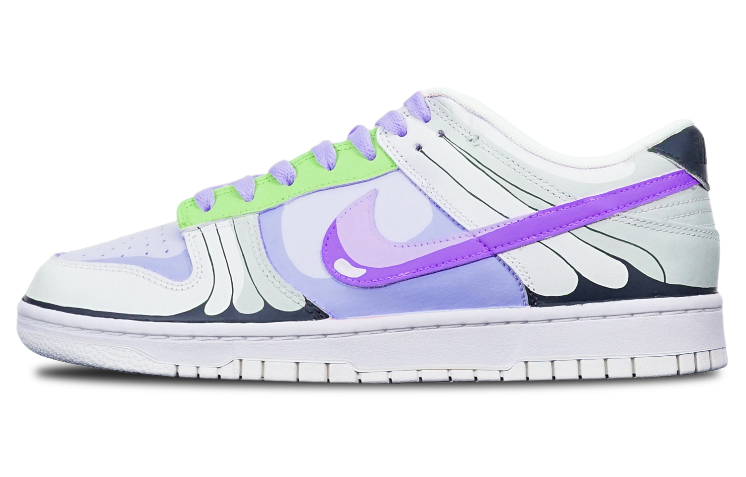 Buy Zapatillas Nike Dunk Low 'Anime Butterfree Azul-Morado-Verde-Gris' DH9765-100(TeamT-巴大蝶蓝紫绿灰S-BOX)