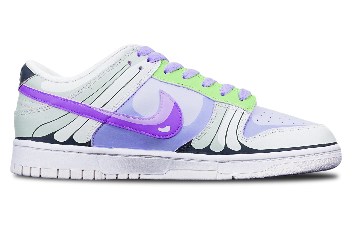 Order Zapatillas Nike Dunk Low 'Anime Butterfree Azul-Morado-Verde-Gris' DH9765-100(TeamT-巴大蝶蓝紫绿灰S-BOX)