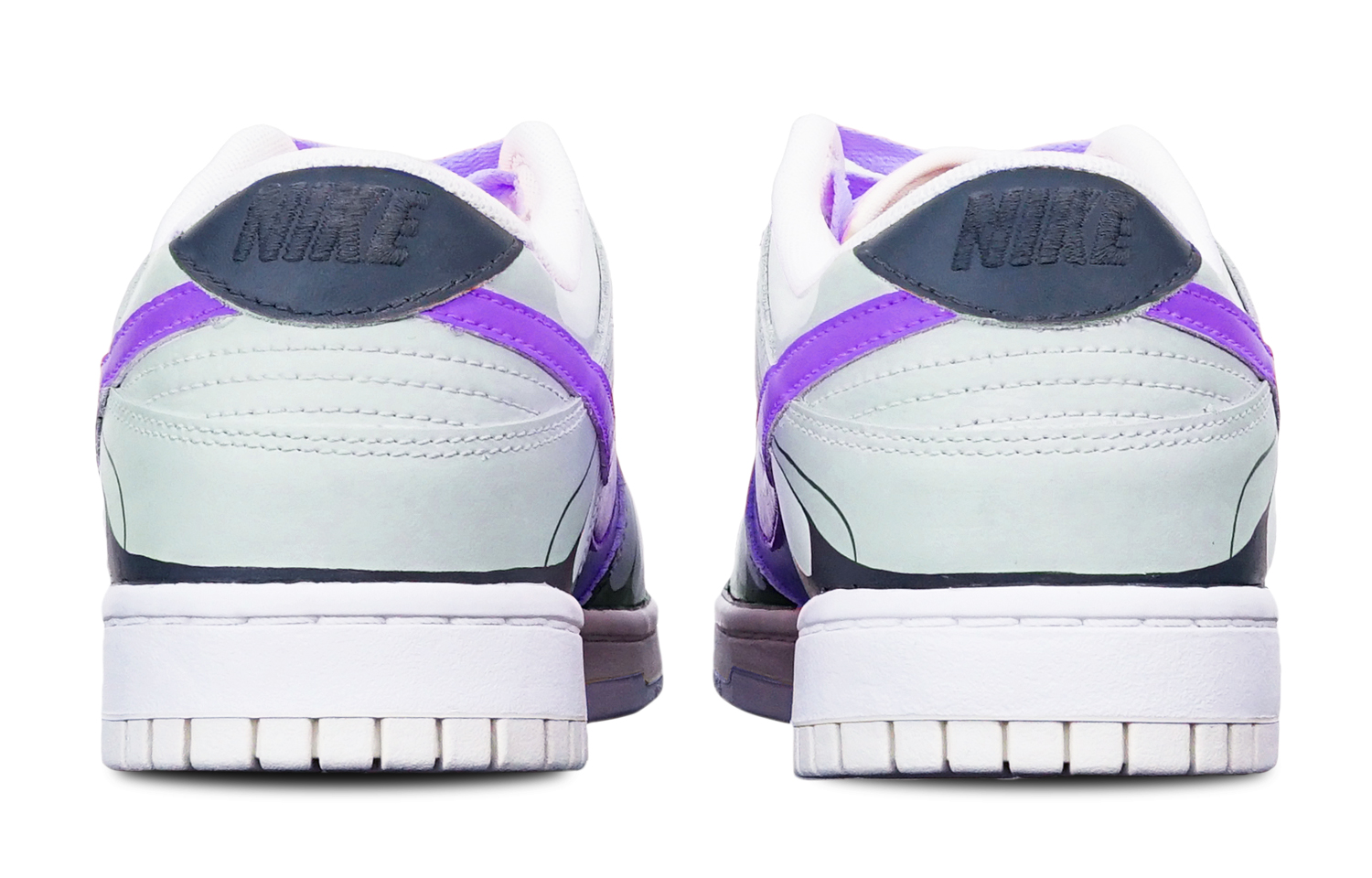 Shop Zapatillas Nike Dunk Low 'Anime Butterfree Azul-Morado-Verde-Gris' DH9765-100(TeamT-巴大蝶蓝紫绿灰S-BOX)