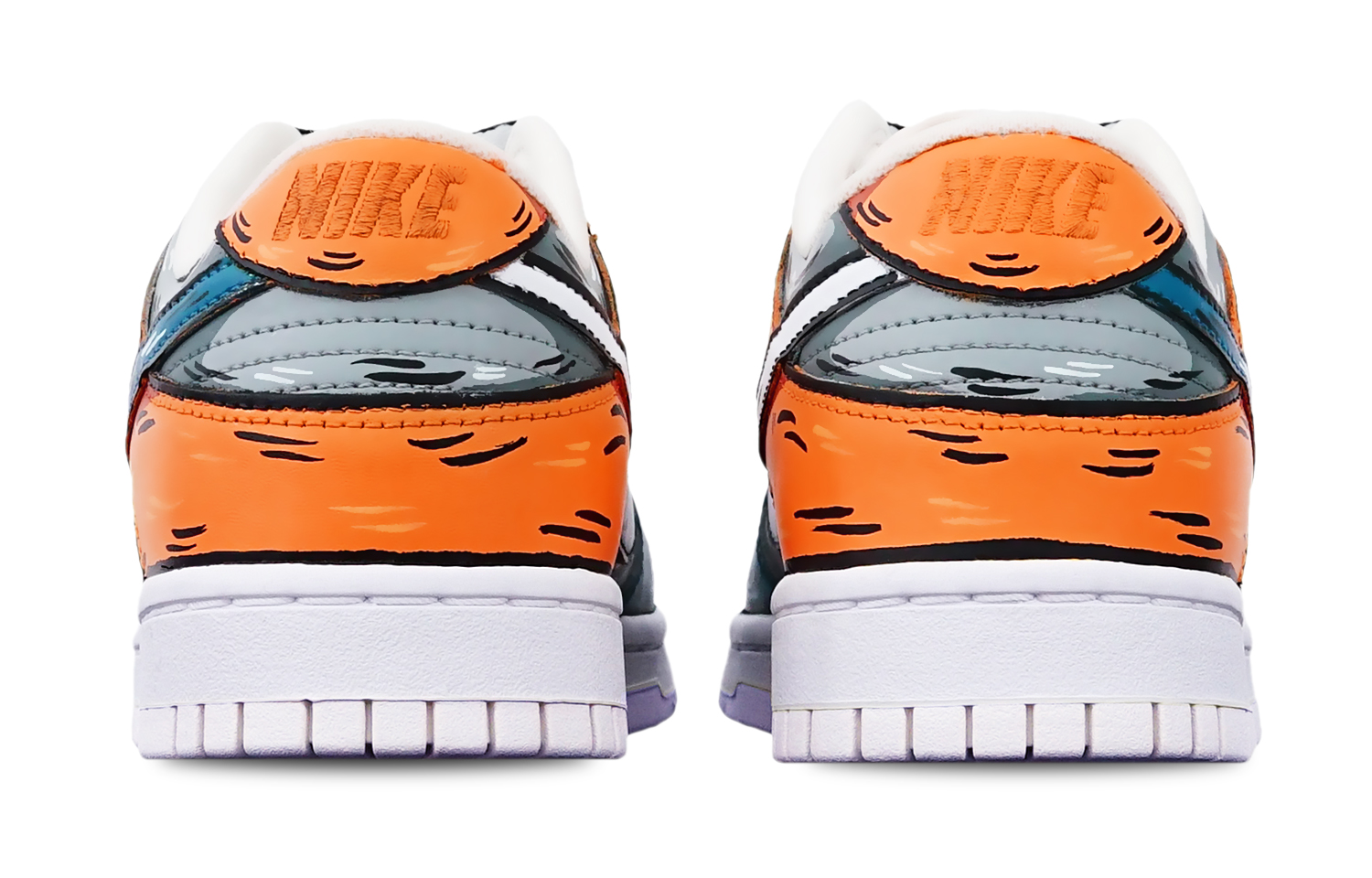 Shop カスタム ダンク "アニシャミ" (Kasutamu Danku "Anishami") DH9765-100(TeamT-鲨鱼灰蓝橙女S-BOX)