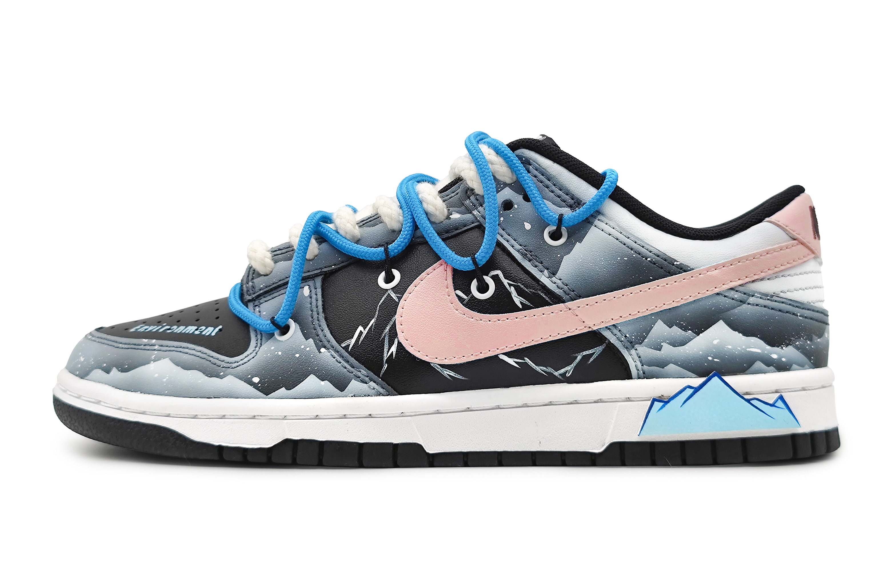 Buy [Sepatu Kustom] Nike Dunk Low 'Gletser Antartika' FD1232-001(Team16-女款南极冰川解构粉)