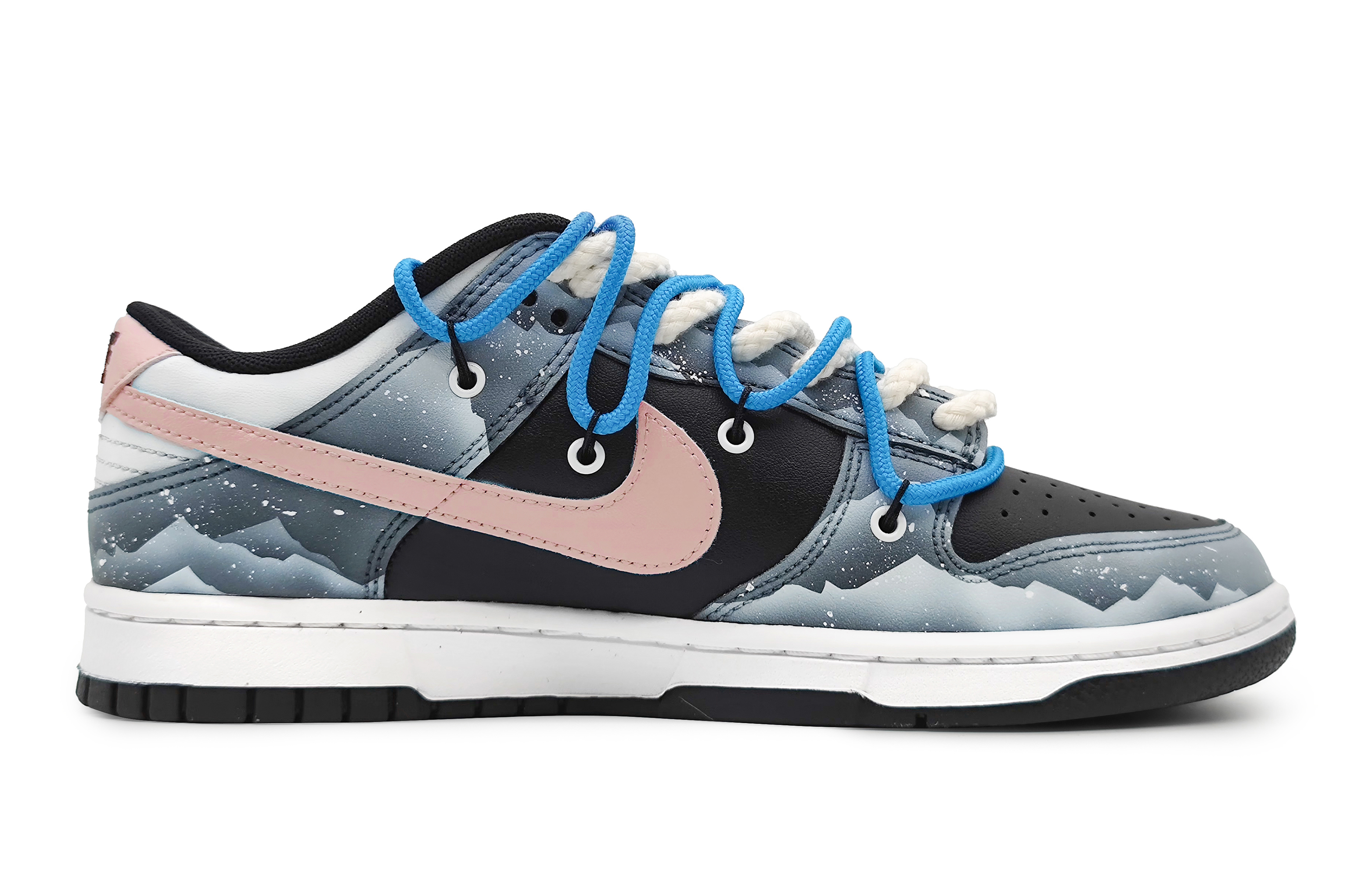 Order [Sepatu Kustom] Nike Dunk Low 'Gletser Antartika' FD1232-001(Team16-女款南极冰川解构粉)