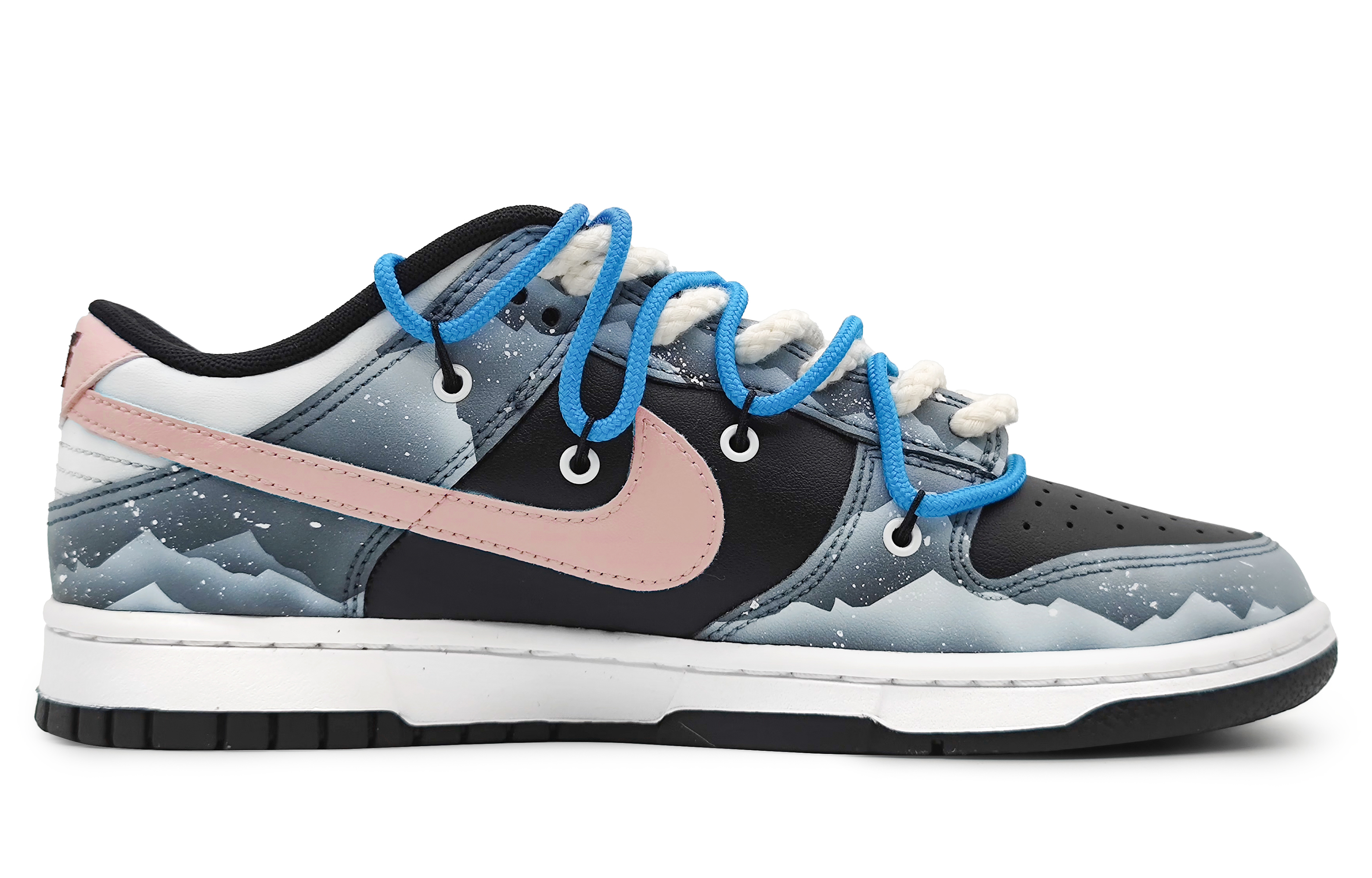 Order ナイキ ダンク Low "南極氷河 ピンクブラック" DV0831-002(Team16-男款南极冰川解构粉)