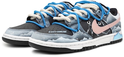 나이키 덩크 로우 '남극 빙하 - 핑크 블랙' (커스텀) DV0831-002(Team16-男款南极冰川解构粉) Lookbook 나이키 덩크 로우 '남극 빙하 - 핑크 블랙' (커스텀) DV0831-002(Team16-男款南极冰川解构粉)