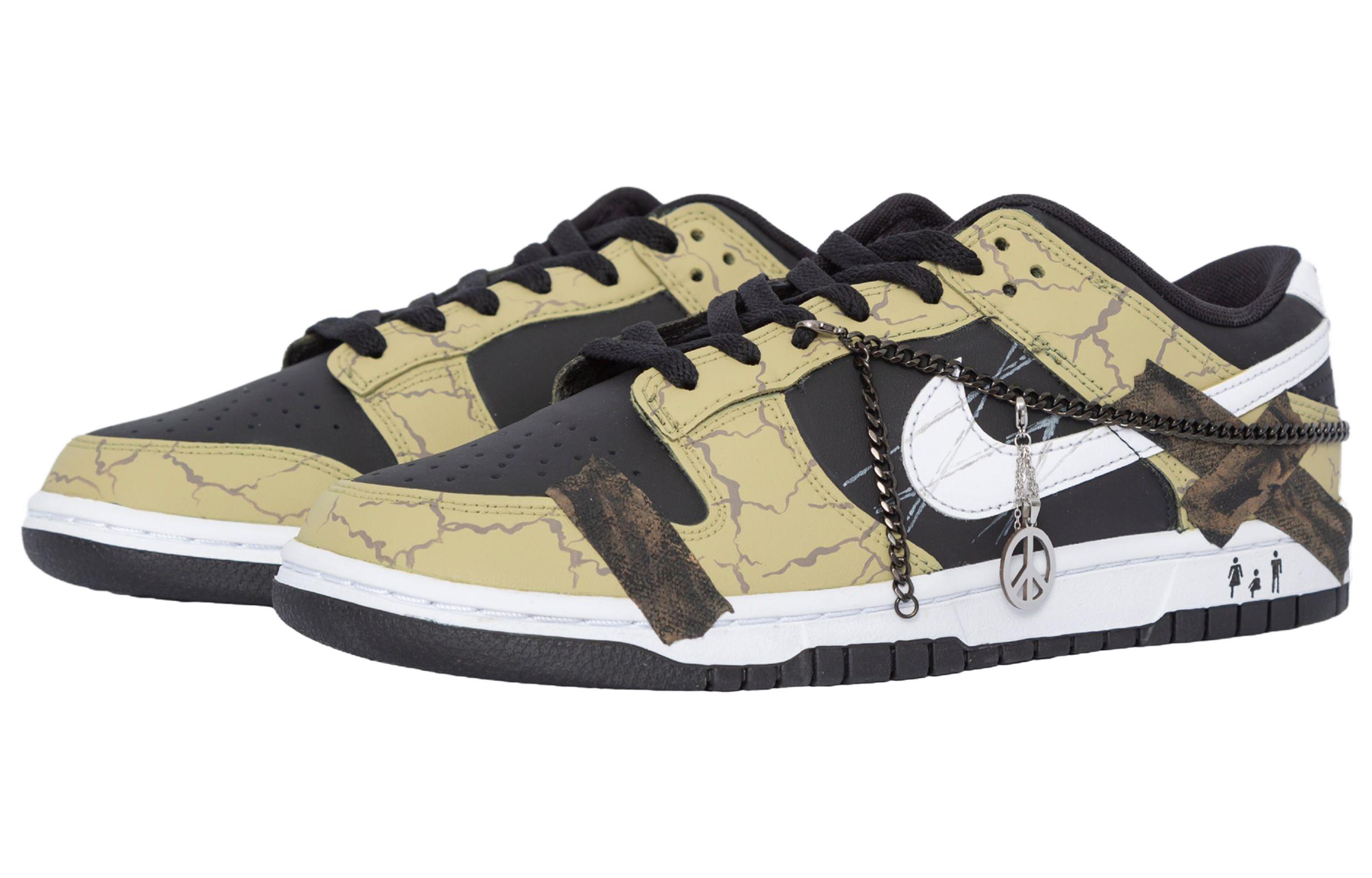 Shop [Zapatillas Personalizadas] Nike Dunk Low 'Panda Anti-Guerra' DV0831-002-485150